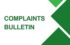 Complaints Bulletin